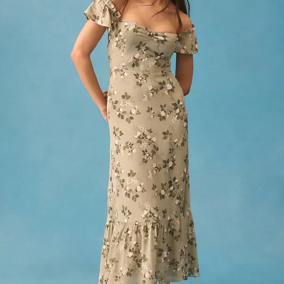 Reformation dress in verde - Picture 4 of 4